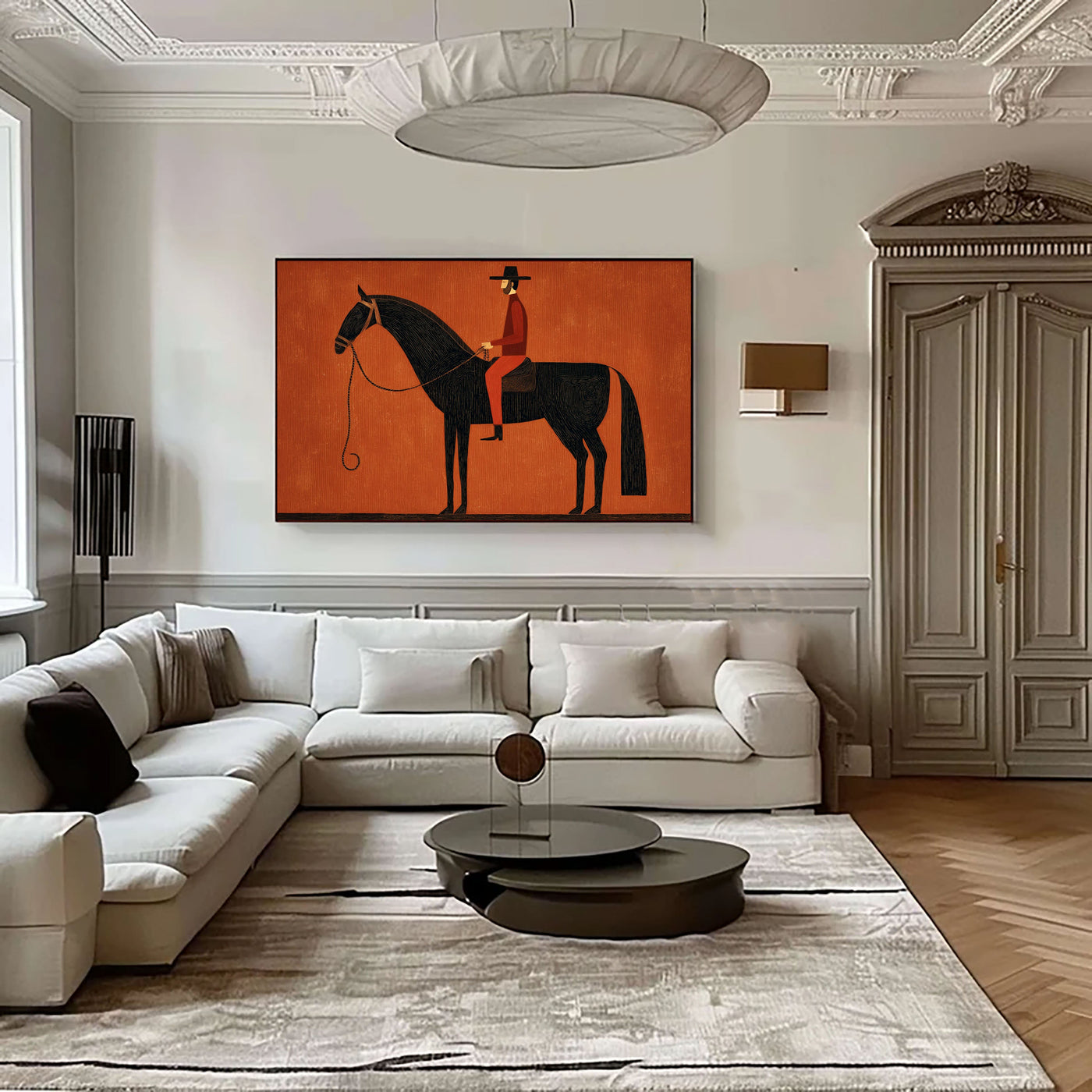 Noctivagant Equestrian Reverie | Russet Silhouette