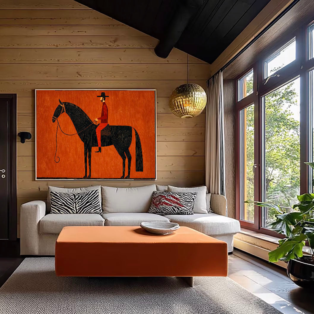 Noctivagant Equestrian Reverie | Russet Silhouette