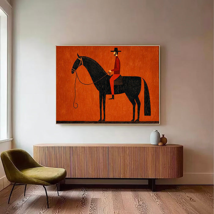 Noctivagant Equestrian Reverie | Russet Silhouette