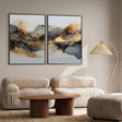 Texturierte Adern aus Achat | Blattgold