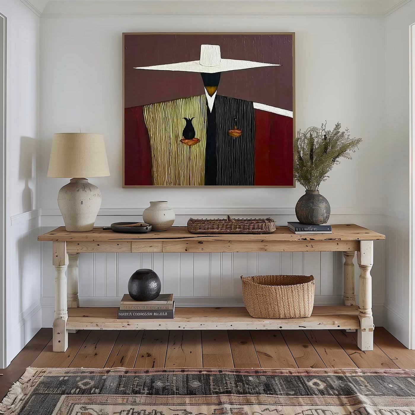 Plumed Sartorial Whimsy | Umber Contemplation