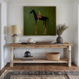 Minimalist Equestrian Grace | Forest Green