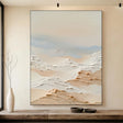 Textured Dune Layers | Beige White