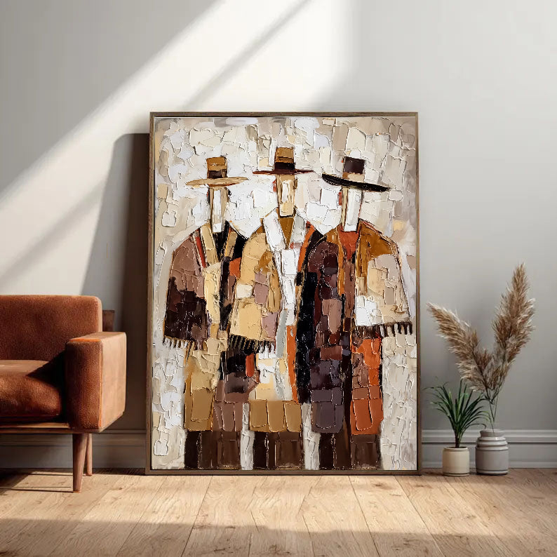 Textured Western Trio | Earthy Hues
