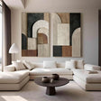Textured Geometric Arches | Neutral Earth
