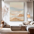 Textured Dune Layers | Beige White
