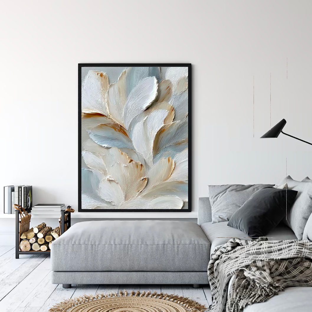 Sculpted Petal Grace | Soft Neutrals