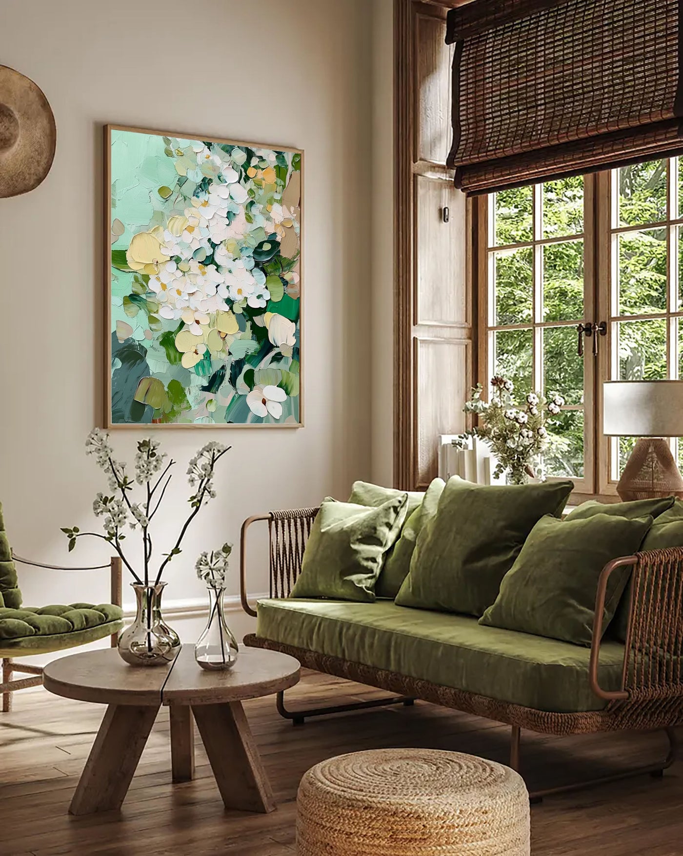 Impasto Hydrangea Opulence | Mint Bloom