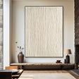Striated Linen Serenity | Ivory Weave