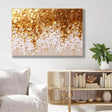 Strukturierte vergoldete Blüten | Gold Weiß