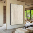Striated Linen Serenity | Ivory Weave