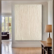 Striated Linen Serenity | Ivory Weave