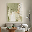 Textured Patchwork Layers | Sage Beige