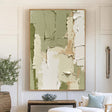 Textured Patchwork Layers | Sage Beige