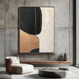 Textured Minimalist Serenity | Noir Ocre