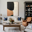 Textured Minimalist Serenity | Noir Ocre