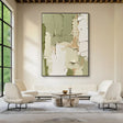 Textured Patchwork Layers | Sage Beige