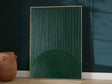 Rippled Emerald Depth | Green Arc
