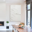 Rippled Ivory Texture | White Wave