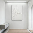 Rippled Ivory Texture | White Wave