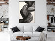 Textured Embrace Noir | Monochrome Flow
