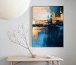 Textured Coastal Gleam | Gold Horizon