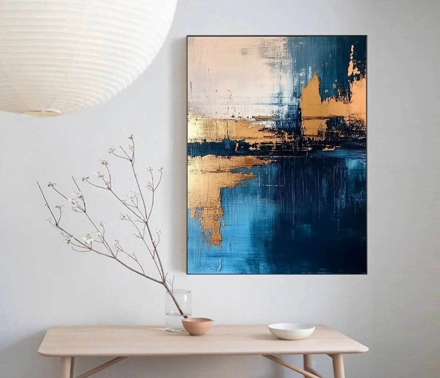 Textured Coastal Gleam | Gold Horizon