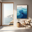 Textured Wave Journey | Indigo Calm