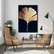 Textured Ginkgo Glow | Gold Leaf