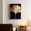 Textured Ginkgo Glow | Gold Leaf