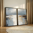 Textured Abstract Horizon | Soft Tones
