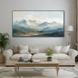 Textured Alpine Peaks | Misty Horizons