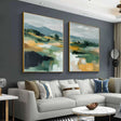 Abstract Landscape Horizon | Earth Tones