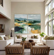 Abstract Landscape Horizon | Earth Tones