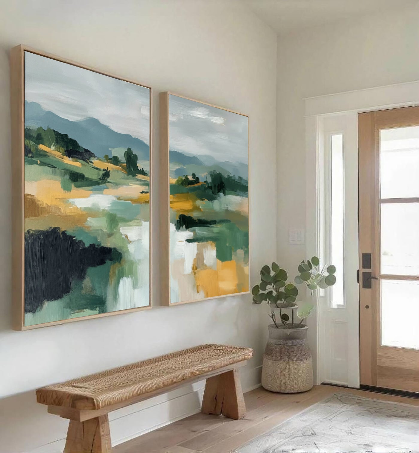 Abstract Landscape Horizon | Earth Tones