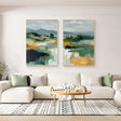 Abstract Landscape Horizon | Earth Tones