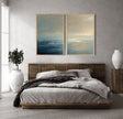 Serene Ocean Horizon | Blue Grey