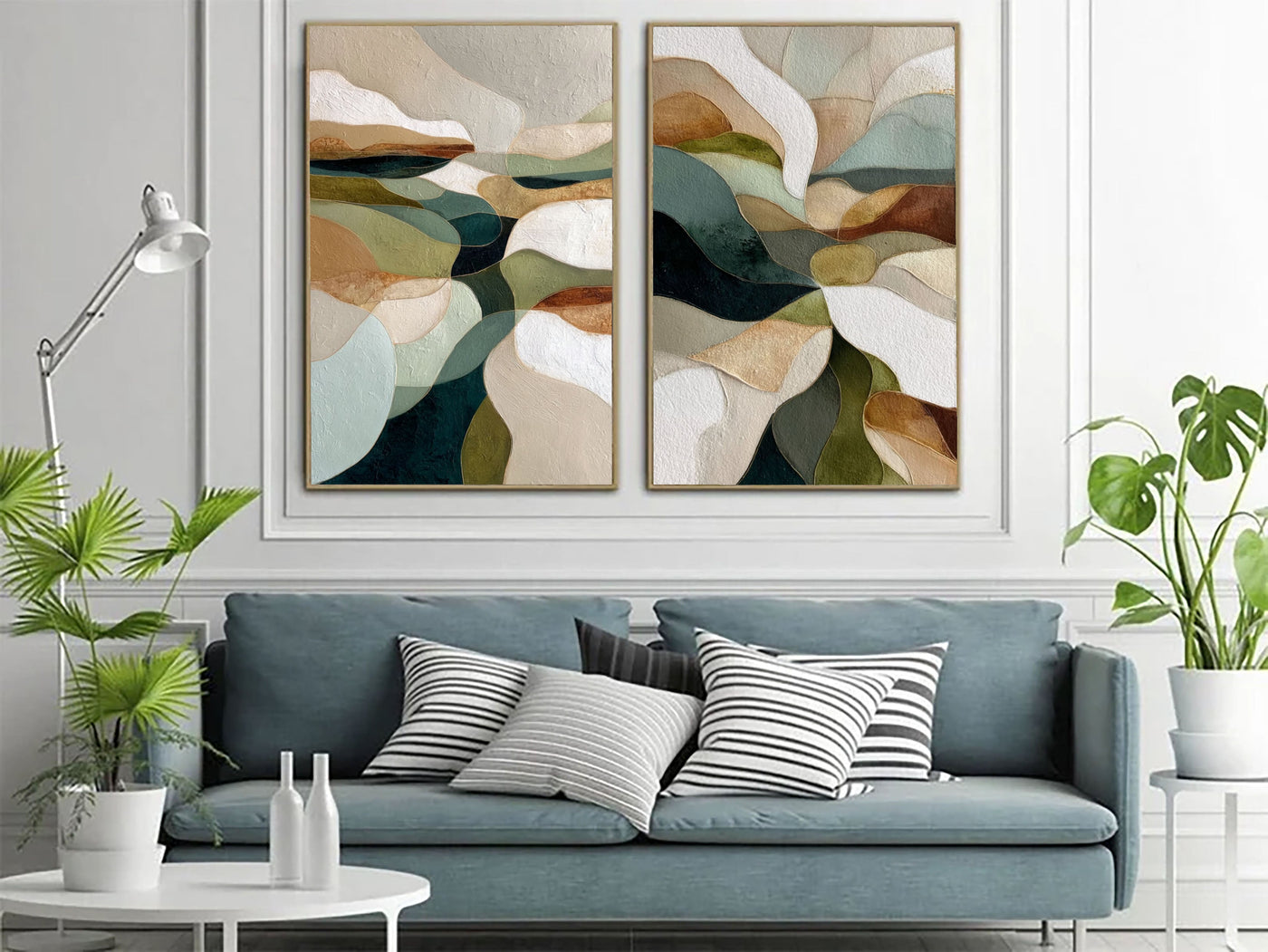 Organic Abstract Forms | Earth Tones