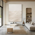 Textured Ripple Serenity | Ivory Waves