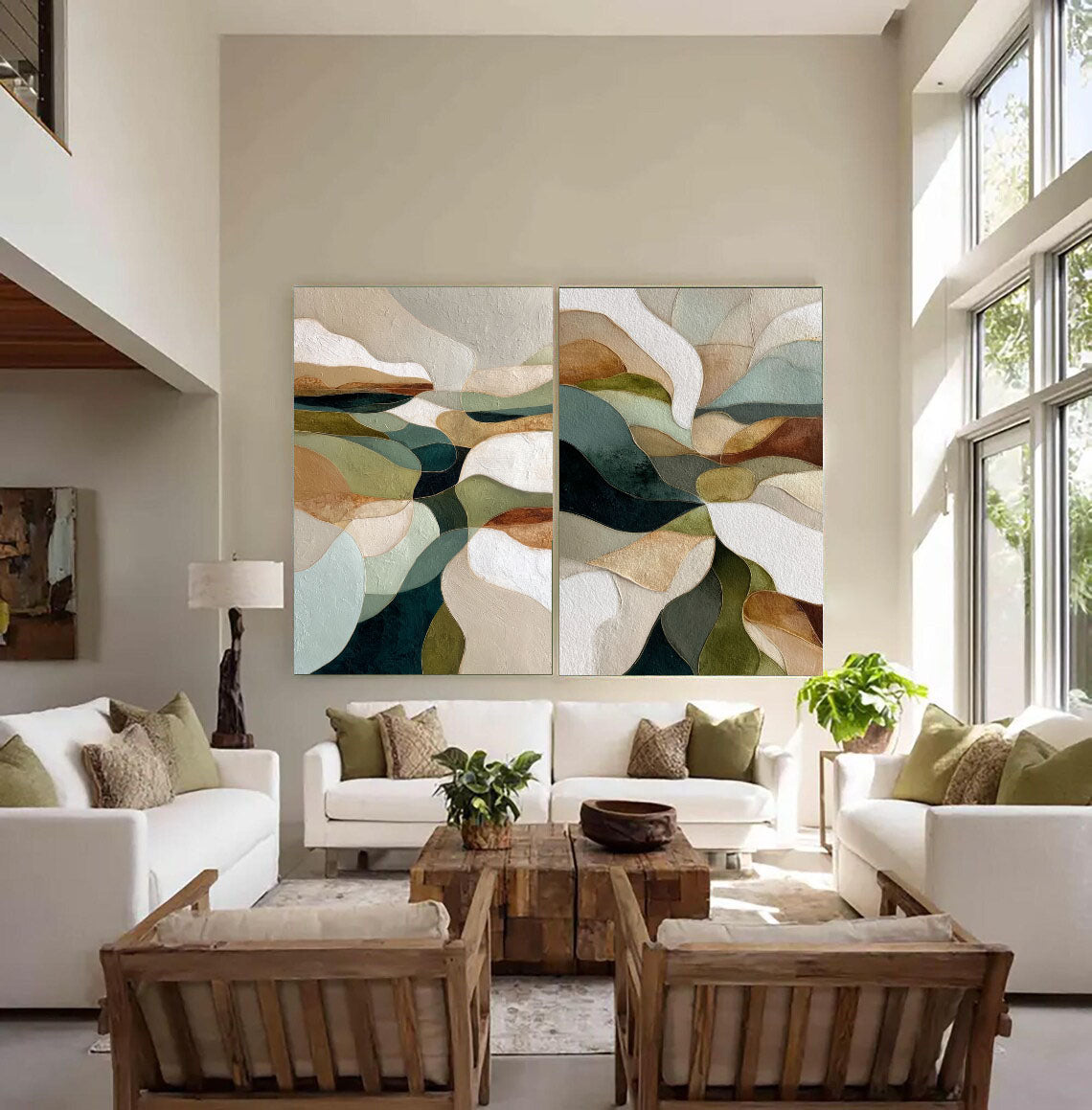 Organic Abstract Forms | Earth Tones
