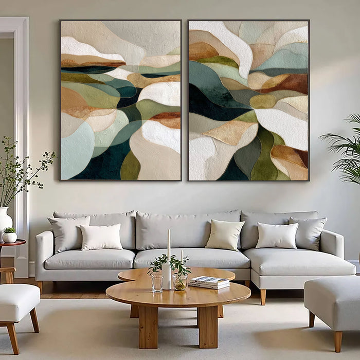 Organic Abstract Forms | Earth Tones