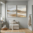 Textured Landscape Elegance | Golden Earth