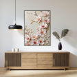 Textured Cherry Blossoms | Blush Cream