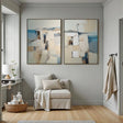 Textured Abstract Serenity | Blue Tones