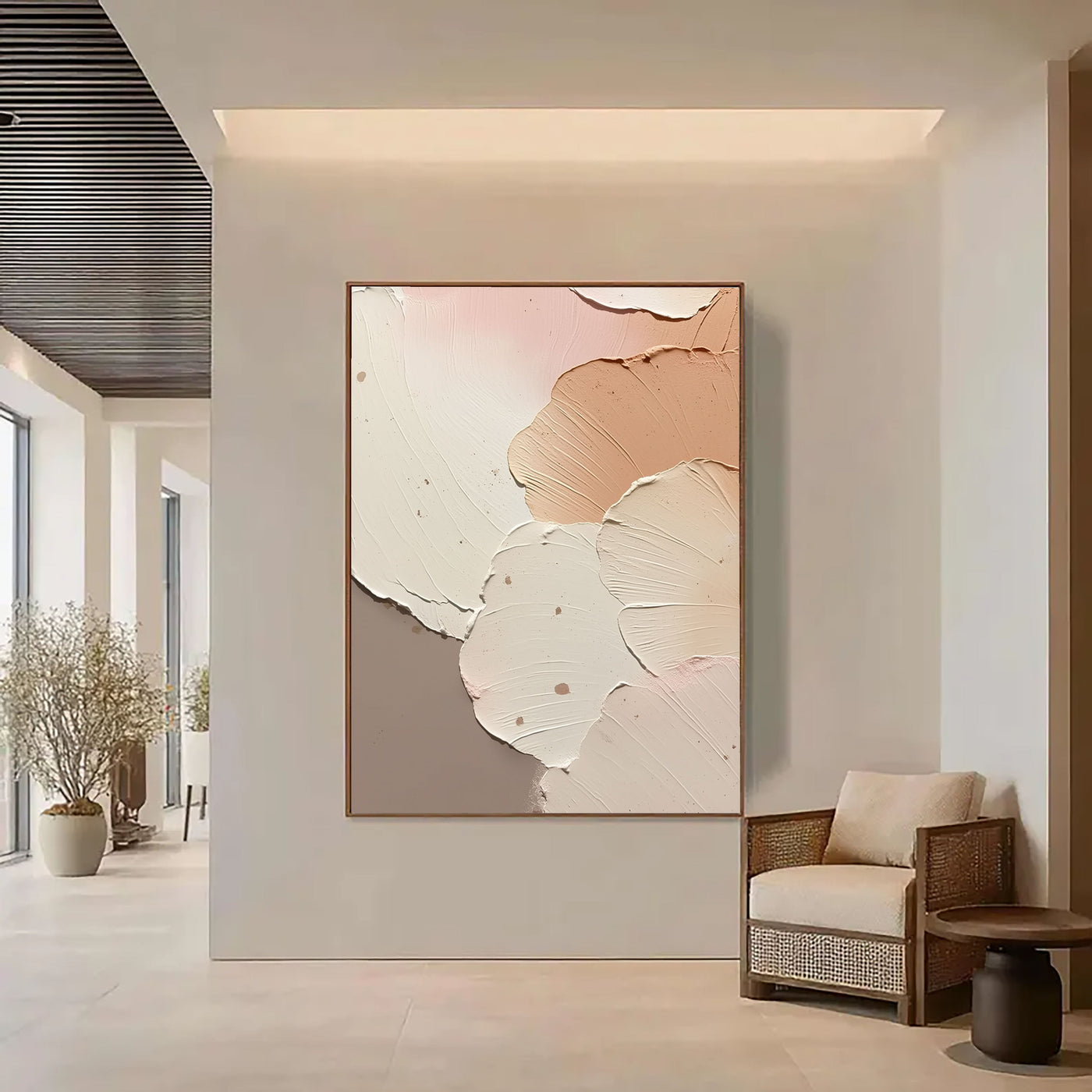 Strukturierte weiche Blütenblätter | Rouge Beige