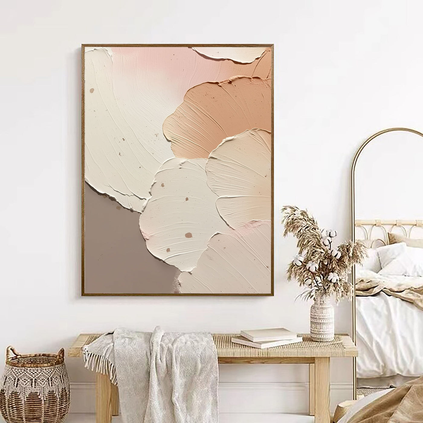 Strukturierte weiche Blütenblätter | Rouge Beige