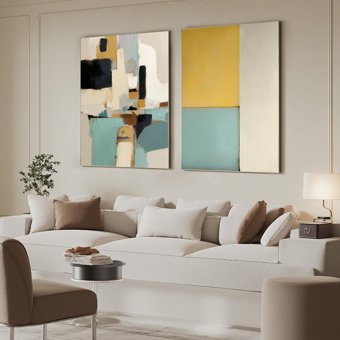 Textured Abstract Geometry | Bold Hues