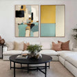 Textured Abstract Geometry | Bold Hues