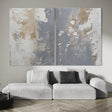 Textured Metallic Fusion | Grey Tones