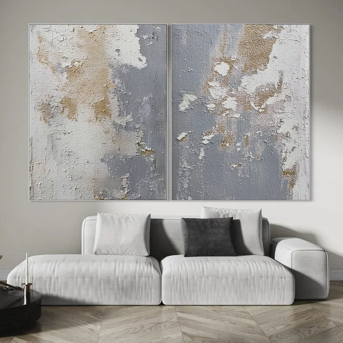 Textured Metallic Fusion | Grey Tones